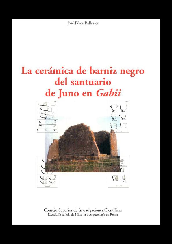 portada La cerámica de barniz negro del santuario de Juno en Gabii