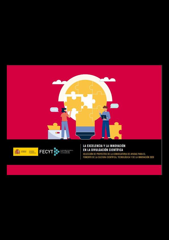 Imagen de portada de la publicación Selección de proyectos de la Convocatoria de ayudas para el fomento de la cultura científica, tecnológica y de la innovación 2020