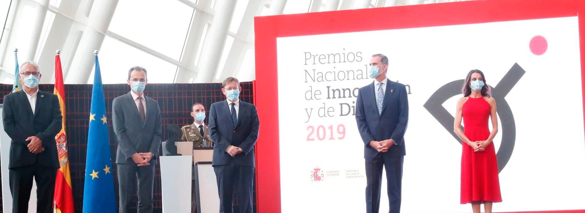 Acto de entrega de los Premios Nacionales de Innovación y de Diseño 2019