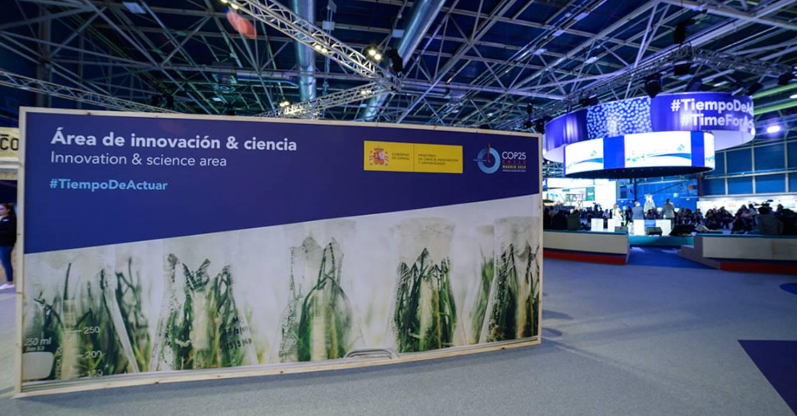 La ciencia y la innovación protagonizan la lucha contra la crisis climática en la COP25