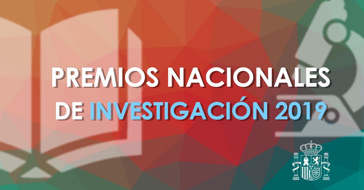 Cartel Premios Nacionales de Investigación 2019