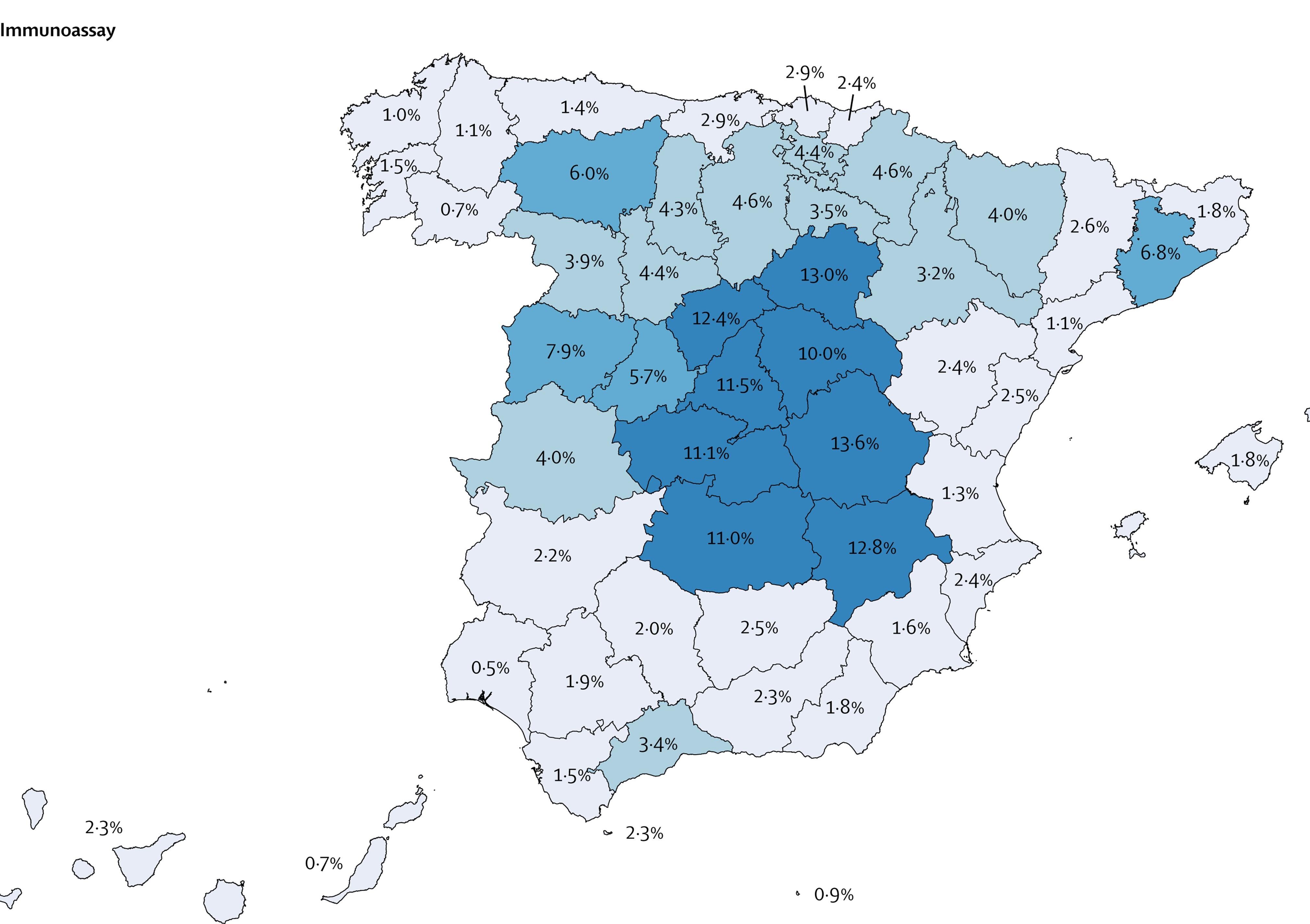 Mapa de la primera ronda ENE-COVID