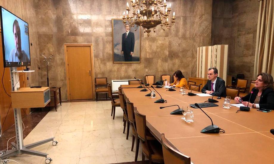Reunión Teresa Ribera y Pedro Duque