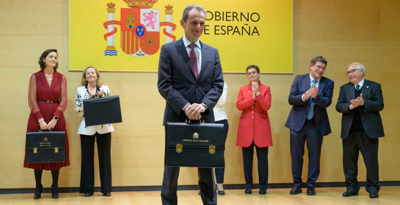 Pedro Duque toma posesión como ministro de Ciencia e Innovación