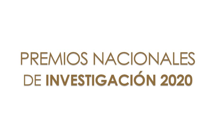 Cartel Premios Nacionales de Investigación 2020