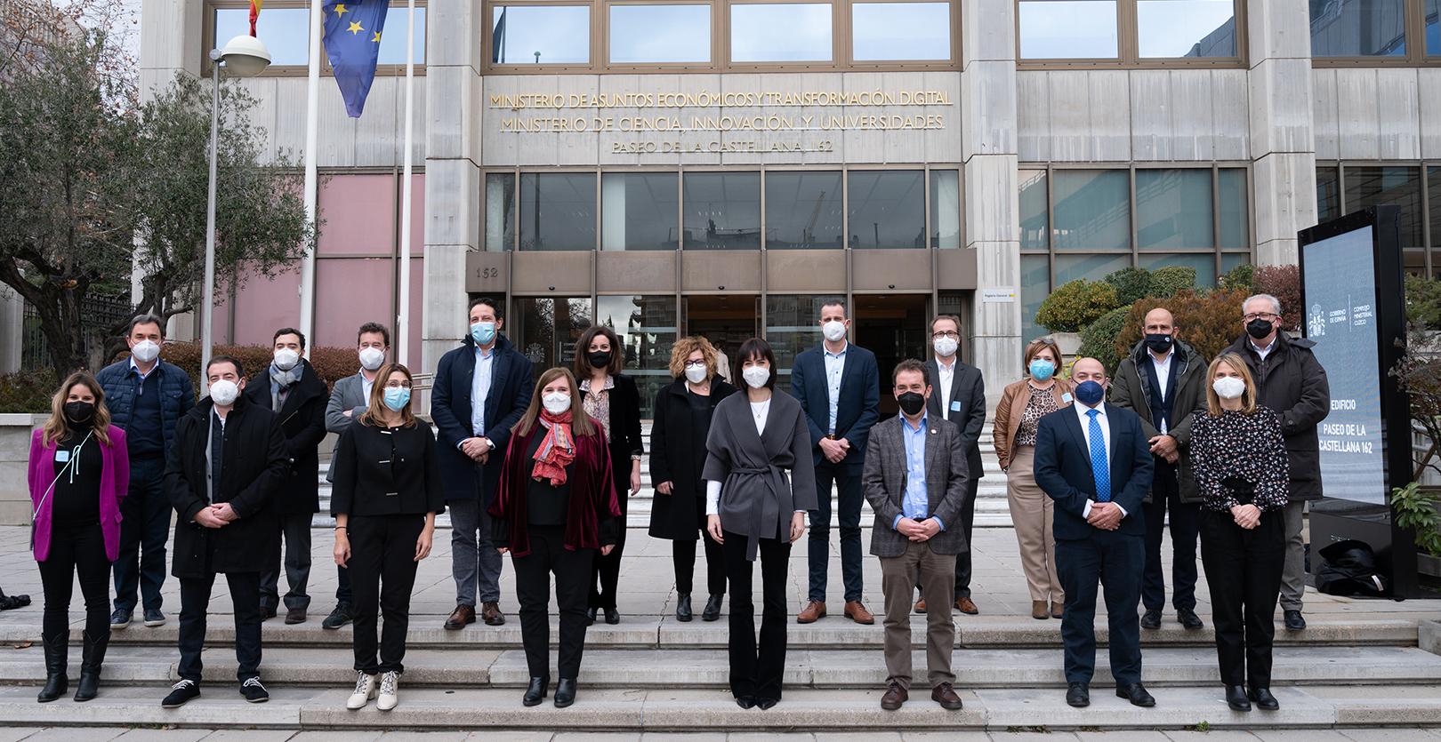 La ministra de Ciencia e Innovación, Diana Morant, preside el Consejo Rector de la Red Innpulso