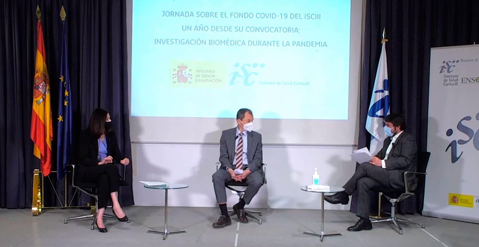 Imagen del acto Fondo COVID-19 del Instituto de Salud Carlos III