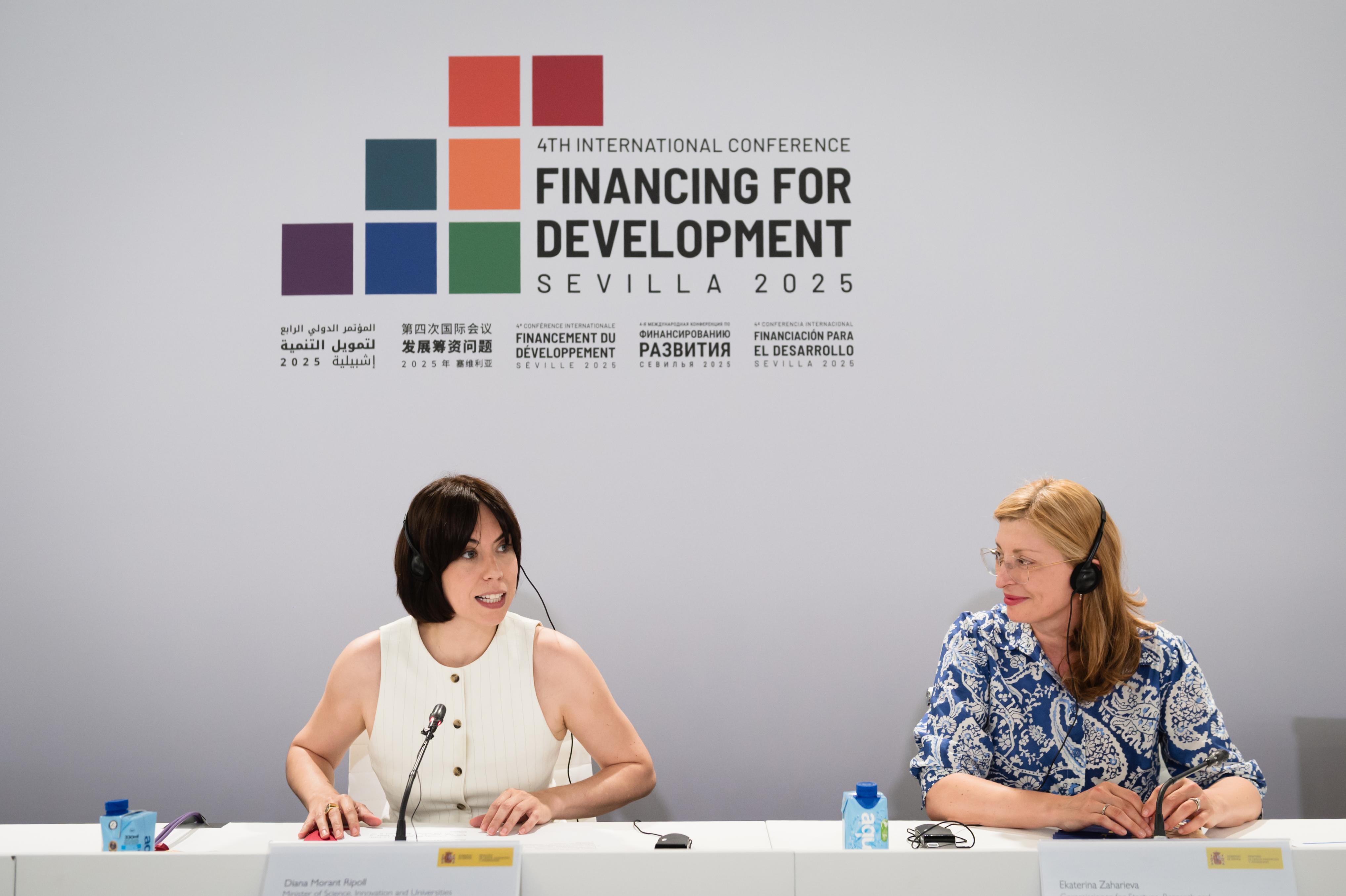 Morant, en la IV Conferencia Internacional sobre la Financiación para el Desarrollo: “La ciencia es, más que nunca, una prioridad política y democrática”