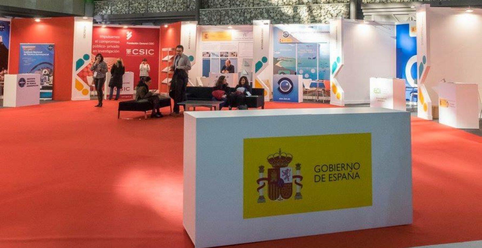 Zona exposición del Gobierno de España @Transfiere2018 Zona exposición del Gobierno de España @Transfiere2018