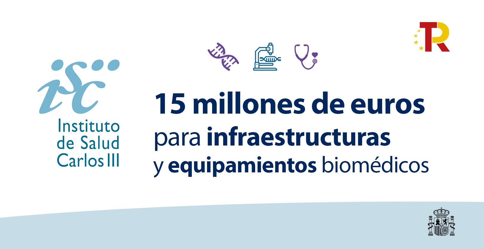 El ISCIII dedica casi 15 millones a nuevas infraestructuras y equipamientos biomédicos