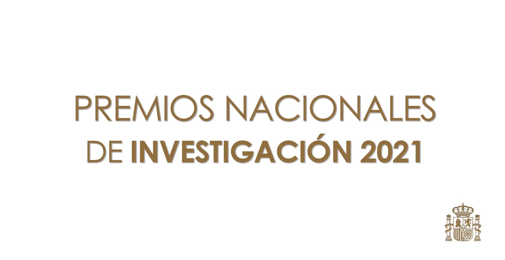 Cartel Premios Nacionales de Investigación 2021