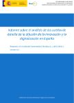 Informe sobre el análisis de los cuellos de botella de la difusión de la innovación y la digitalización en España