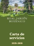 Carta de servicios del Real Jardín Botánico 2025-2028 (Folleto) 