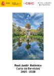 Carta de servicios del Real Jardín Botánico 2025-2028 (Matriz)