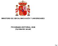 Programa Editorial 2026