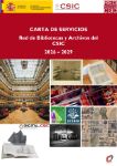 Carta de servicios de la Red de Bibliotecas del CSIC 2026-2029 (Matriz) 