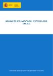 Informe de seguimiento del PEICTI. Datos 2021