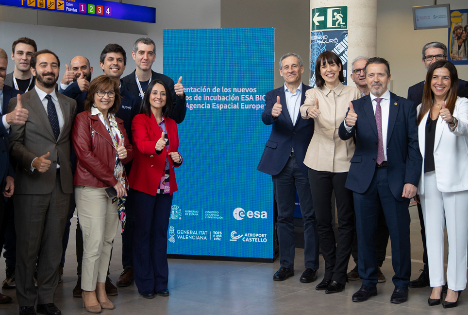 Morant anuncia que Castellón y Sevilla albergarán las nuevas sedes europeas de las incubadoras de empresas de la Agencia Espacial Europea 
