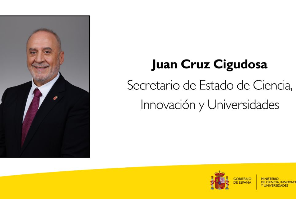 Juan Cruz Cigudosa, nuevo secretario de Estado de Ciencia, Innovación y Universidades
