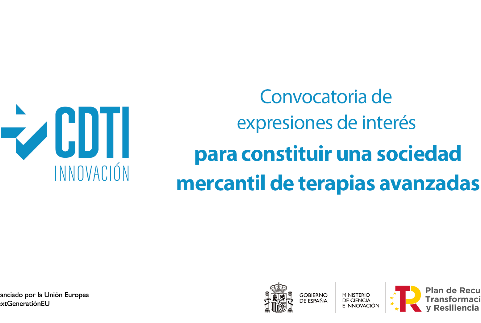 El Ministerio de Ciencia e Innovación lanza la convocatoria para constituir una sociedad mercantil de terapias avanzadas